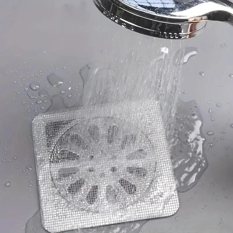 Disposable Shower Drain Hair Catcher Sticker for Bathroom and Kitchen