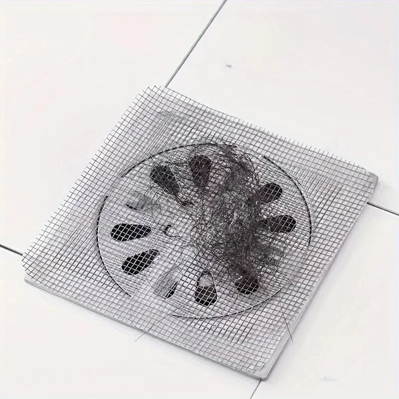 Disposable Shower Drain Hair Catcher Sticker for Bathroom and Kitchen