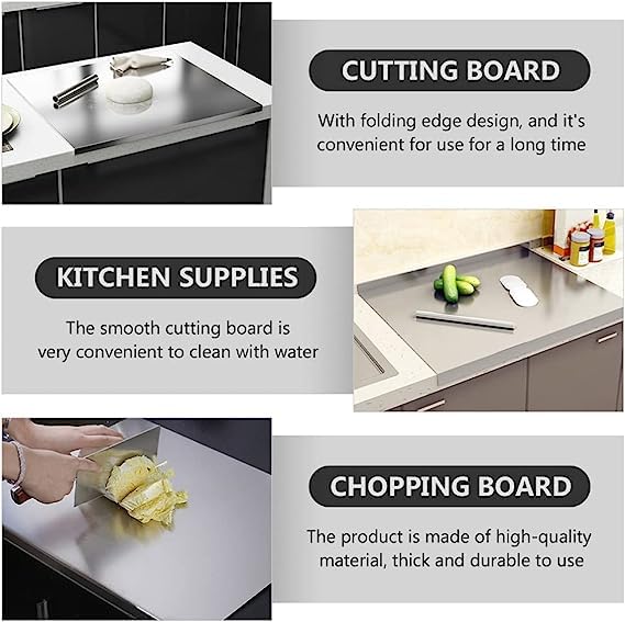 Stainless Steel Kitchen Chopping Board