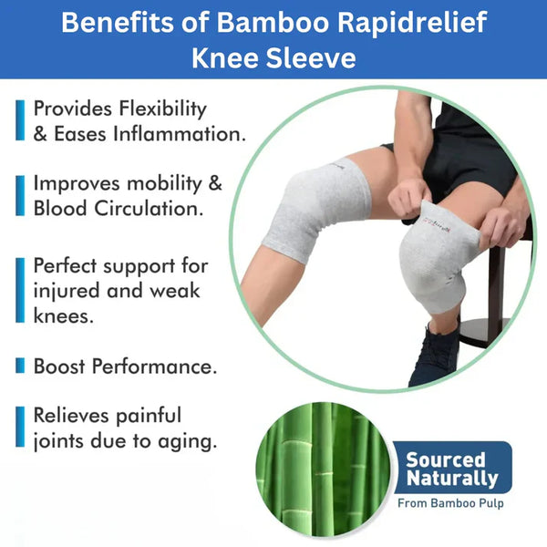 New Bamboo Compression Knee Sleeve ( BUY1 GET1 FREE )